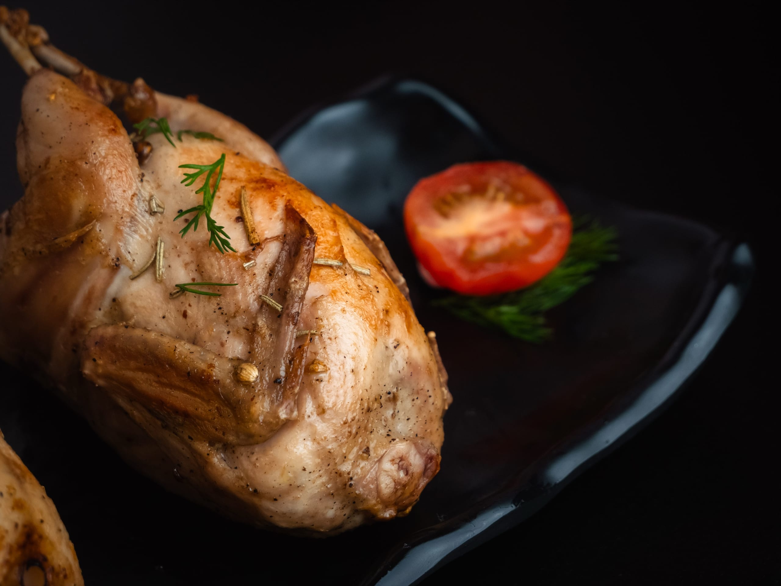 Lunchette dish, detail