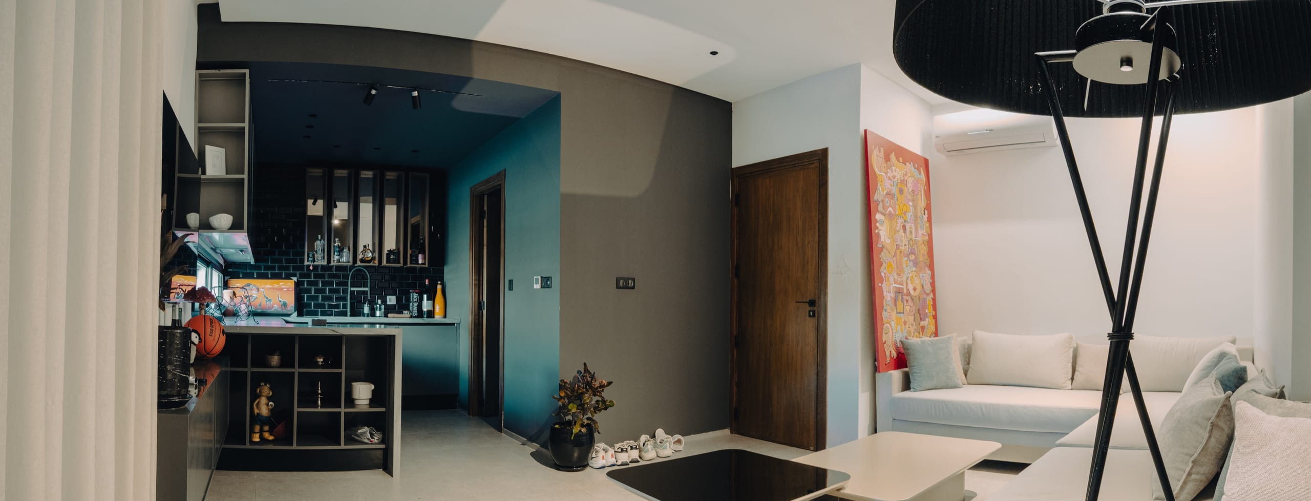 Apartment interior, living room