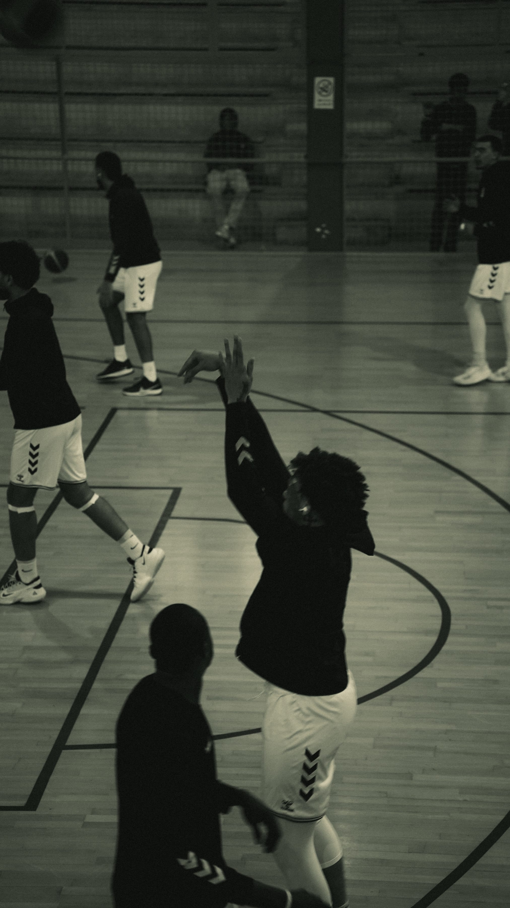 CSS basketball, game action